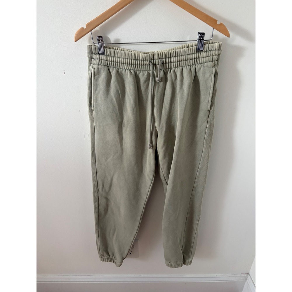 Aritzia Tna Cozy Fleece Mega Sweatpants Sage Green High Rise Joggers Mens Medium